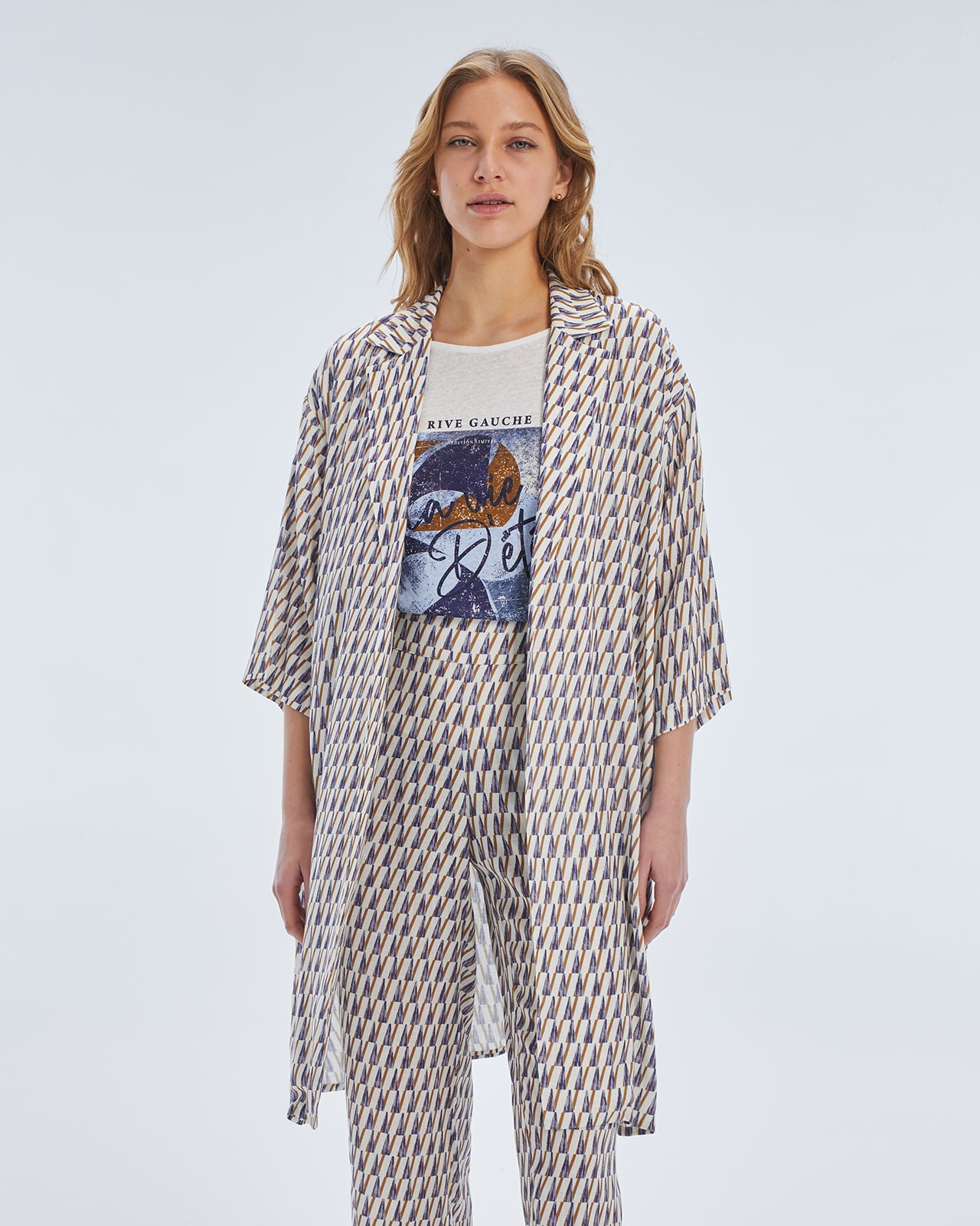 Kimono solapas azul