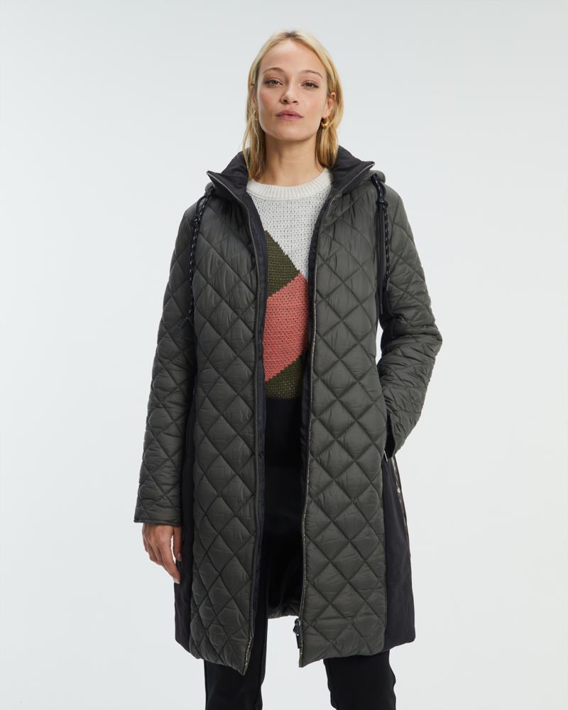 Parka guateada kaki