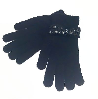 Guantes lazo strass