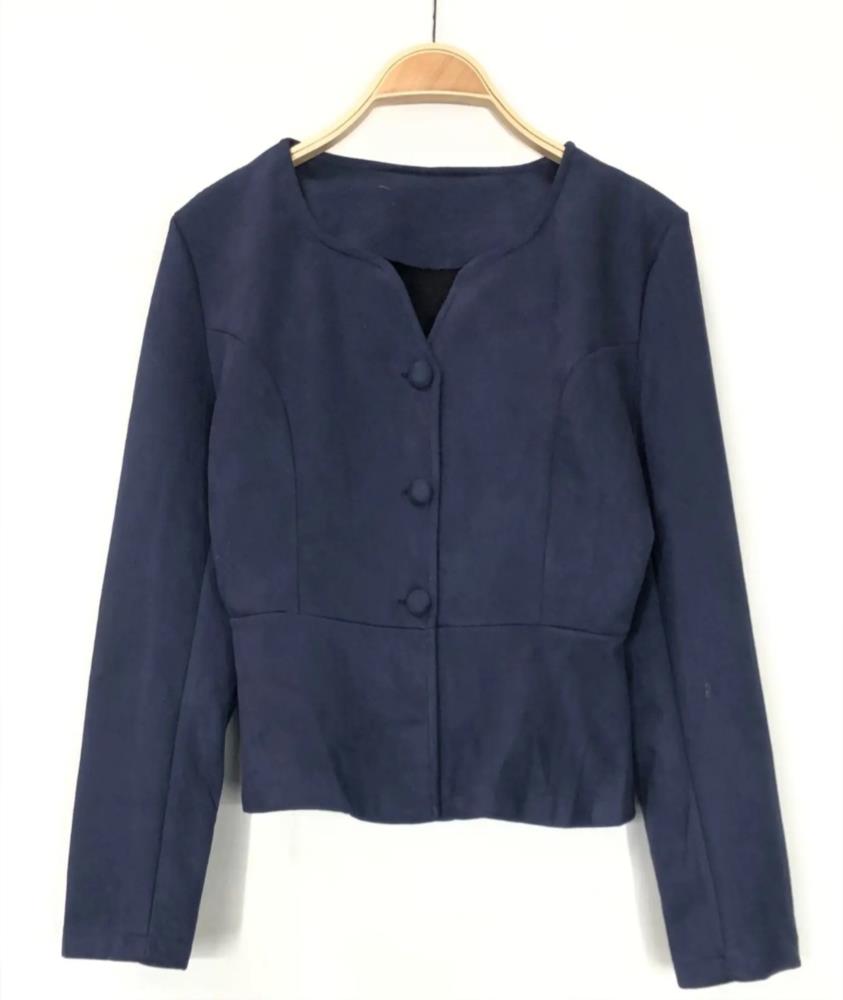 Chaqueta péplum Alice navy
