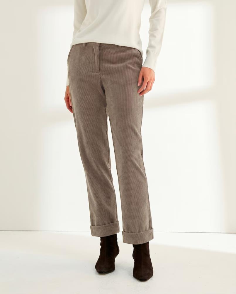 Pantalón pana recto topo Paz Torras2