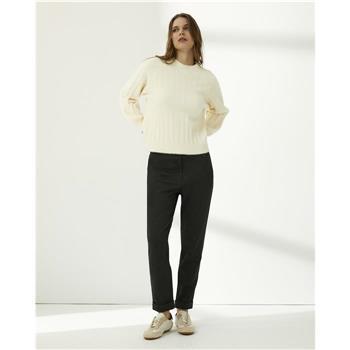 Pantalón tobillero punto gris Paz Torras