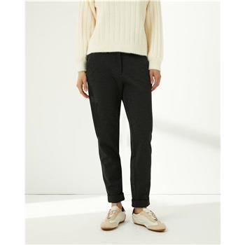 Pantalón tobillero punto gris Paz Torras2
