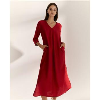 Vestido fluido rojo PT