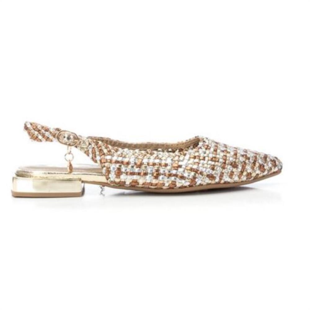 Zapato destalonado trenzado metálico Xti