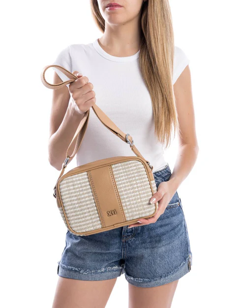 Bolso Mur bandolera taupe Xti