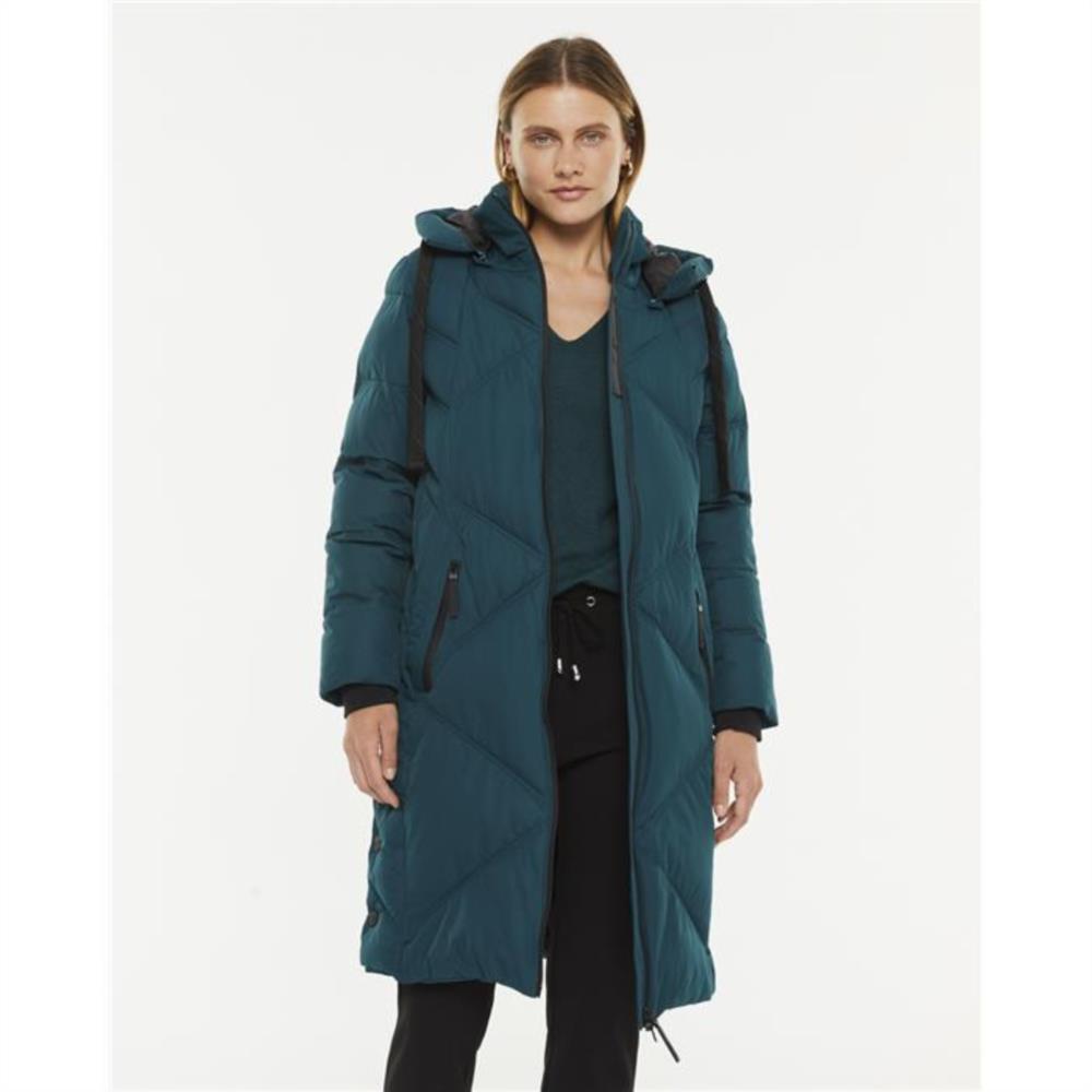 Parka verde Paz Torras2