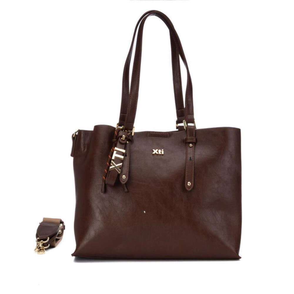 Bolso Shopper marrón Xti