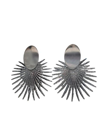 Pendientes Maia plateados