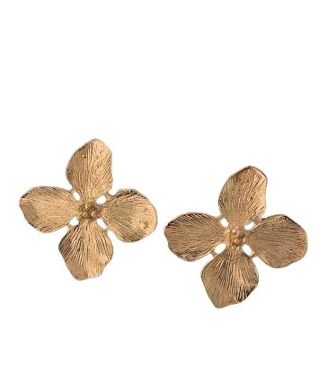 Pendientes Flor dorados