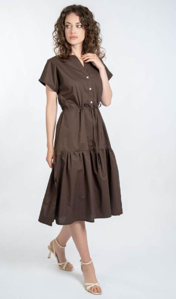 Vestido marrón Alessansra