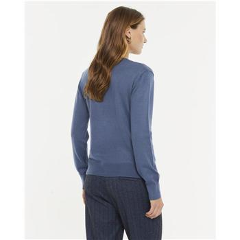 Jersey báscio pico azul Paz Torras 2