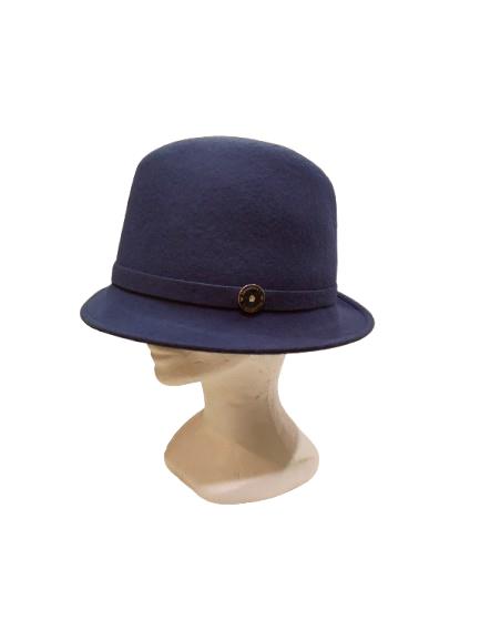 Sombrero Trilby azul Alessandra