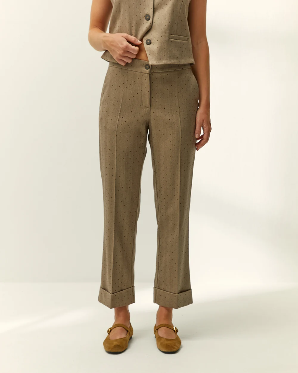 Pantalón tobillero Strass Paz Torras