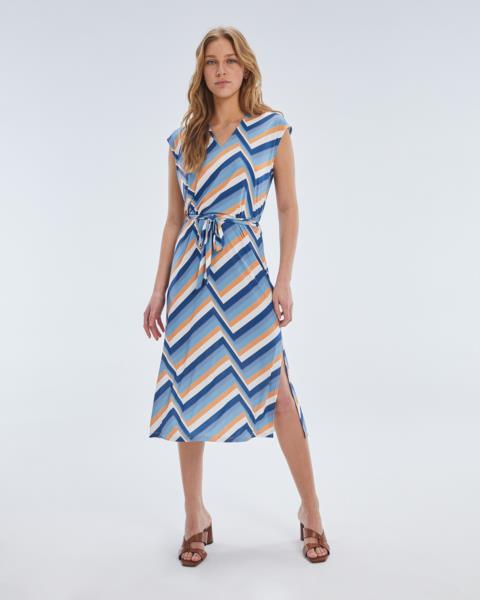 Vestido zig zag