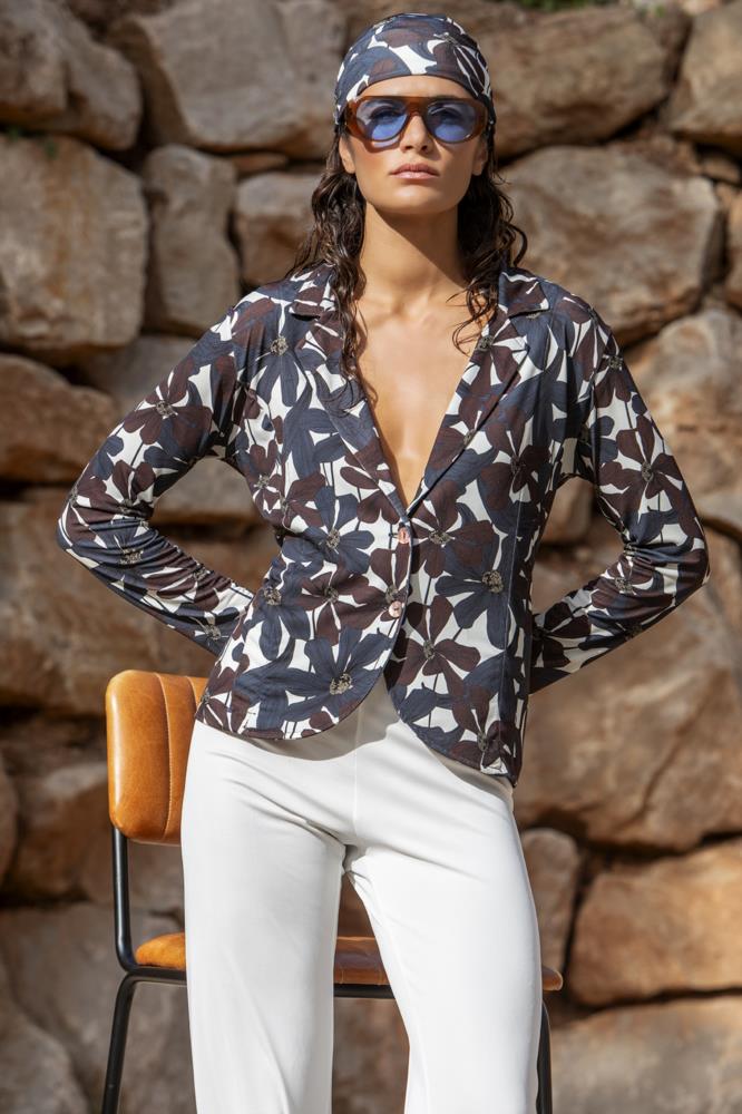 Blazer Viola See The Moon