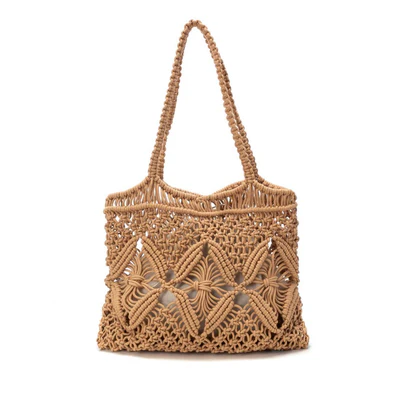 Bolso Shopper Crochet taupe Xti2