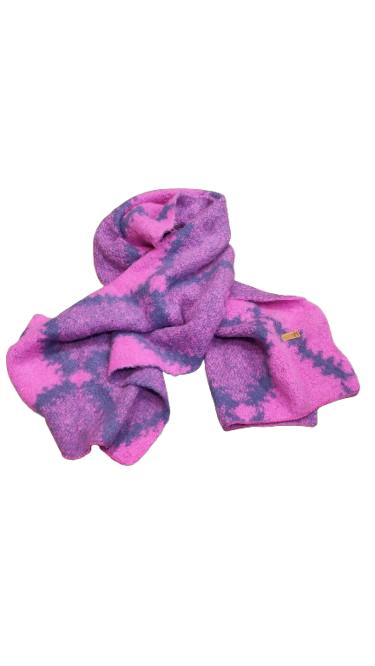 Bufanda Rombos fucsia CT2
