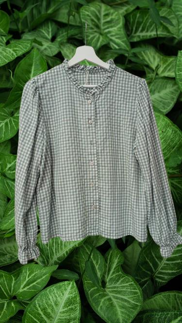 Camisa Vichy verde