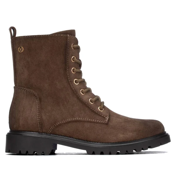 Botín cordones taupe Xti2