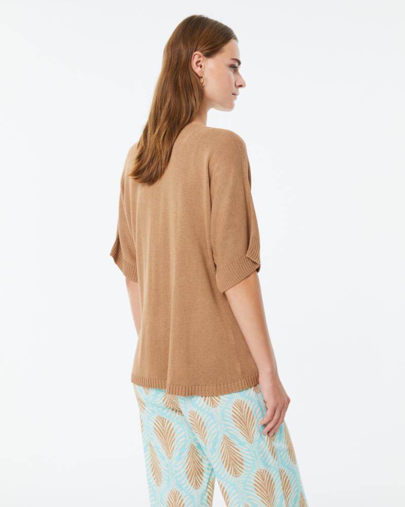 Chaqueta Tricot marrón Paz Torras2