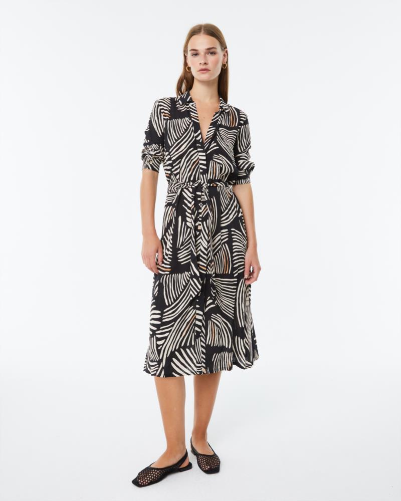 Vestido camisero Étnico Paz Torras