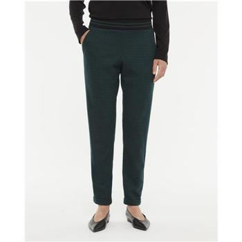 Jogger punto mni pata de gallo verde Paz Torras