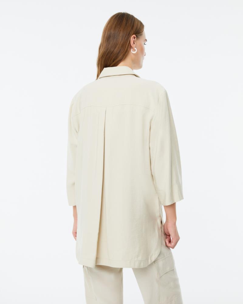 Chaqueta Sahara beige Paz Torras2