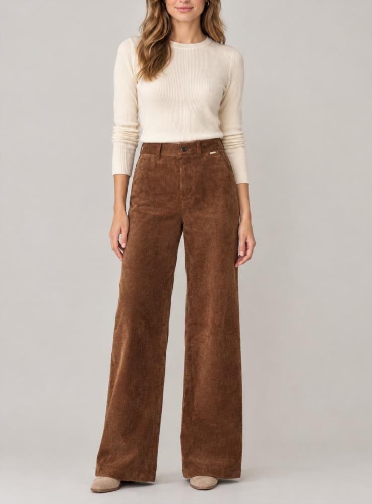 Pantalón Pana ancho avellana Pioneeer Jeans