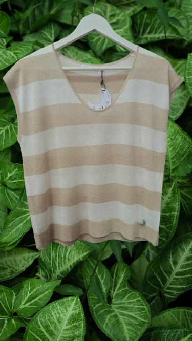 Jersey kos bicolor camel 
