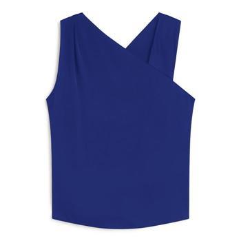 Top Asimétrico azul P.T