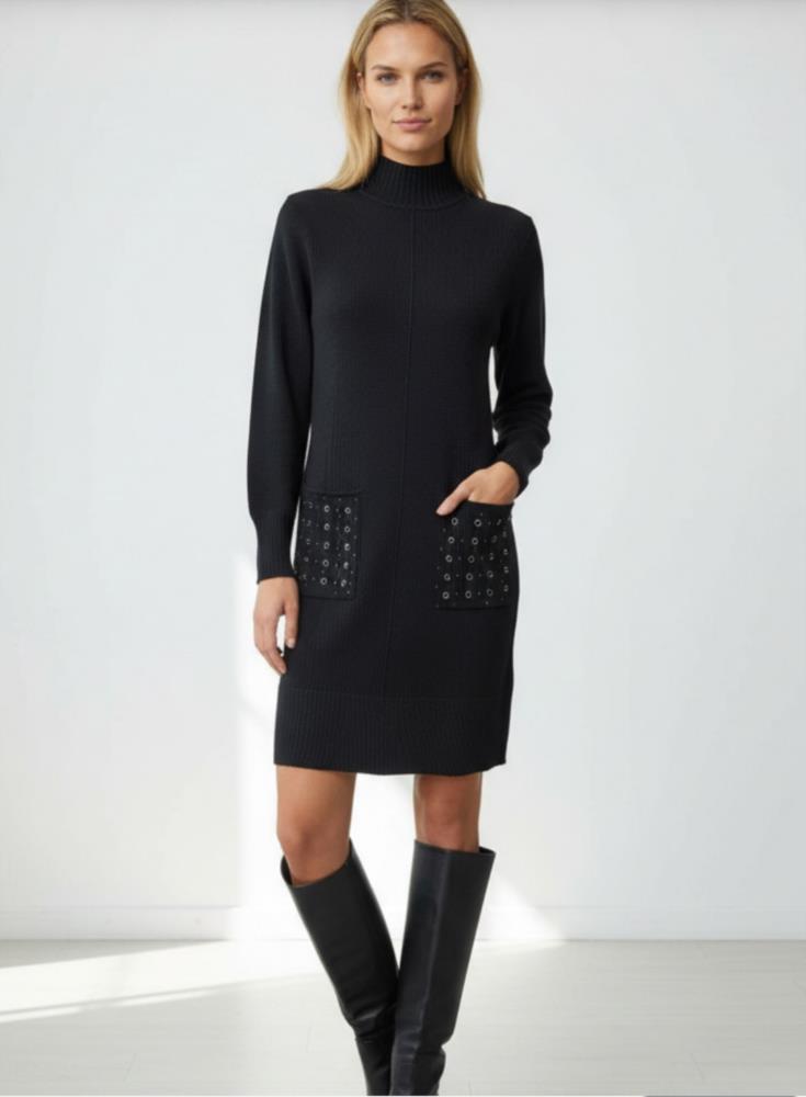 Vestido Tachas negro Etre