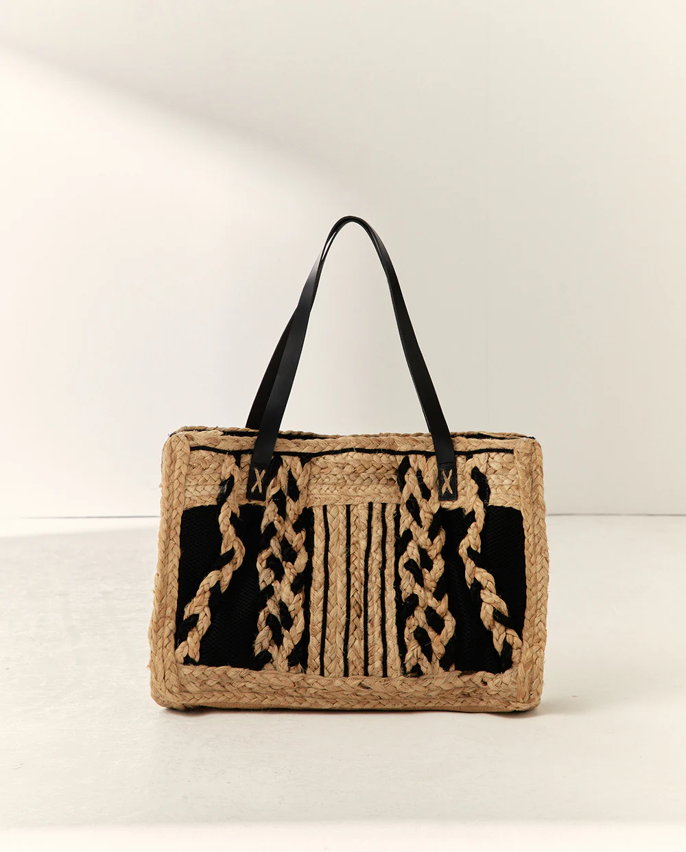 Bolso Rafia bicolor Paz Torras