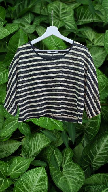 Jersey crop Crochet See The Moon