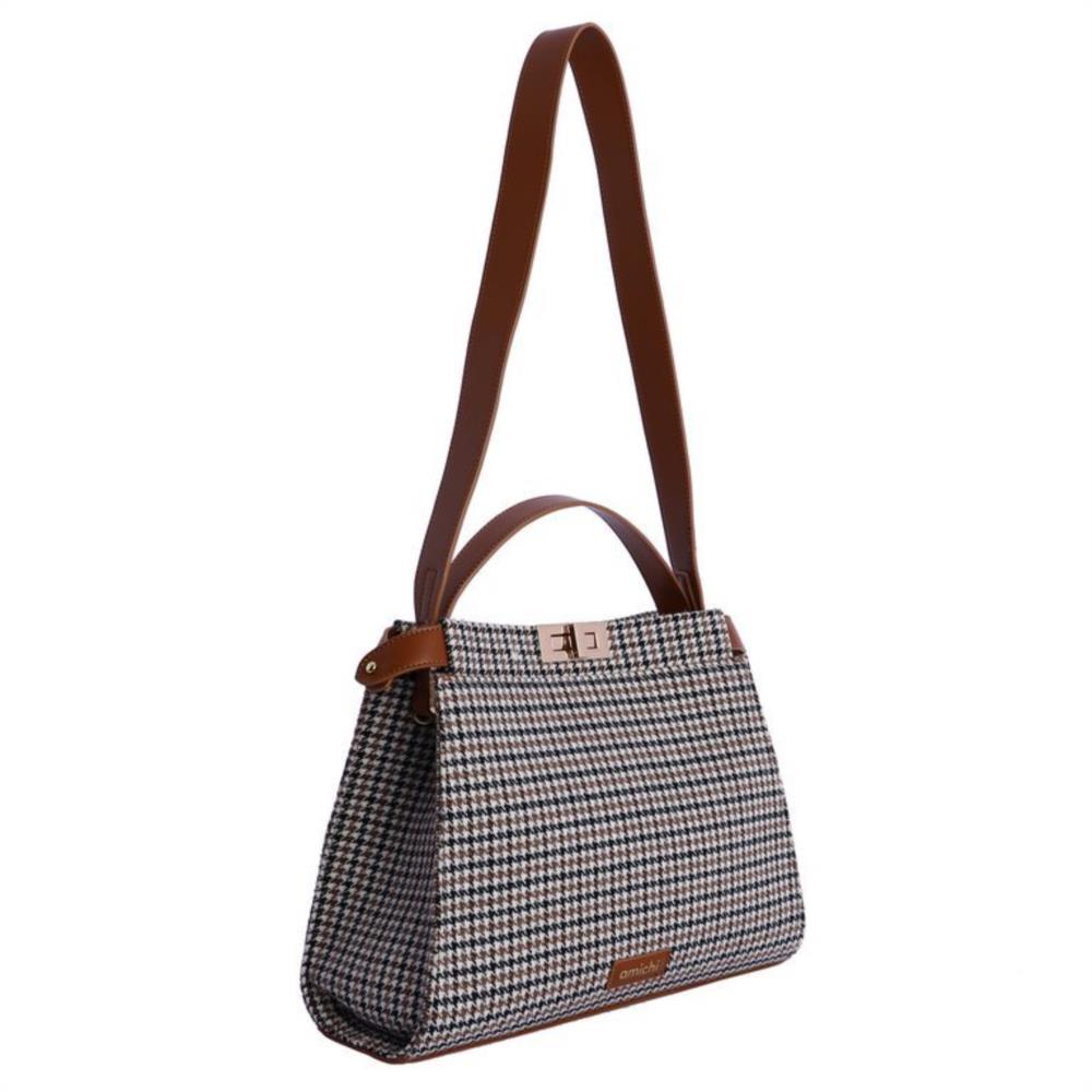 Bolso de mano pata de gallo2