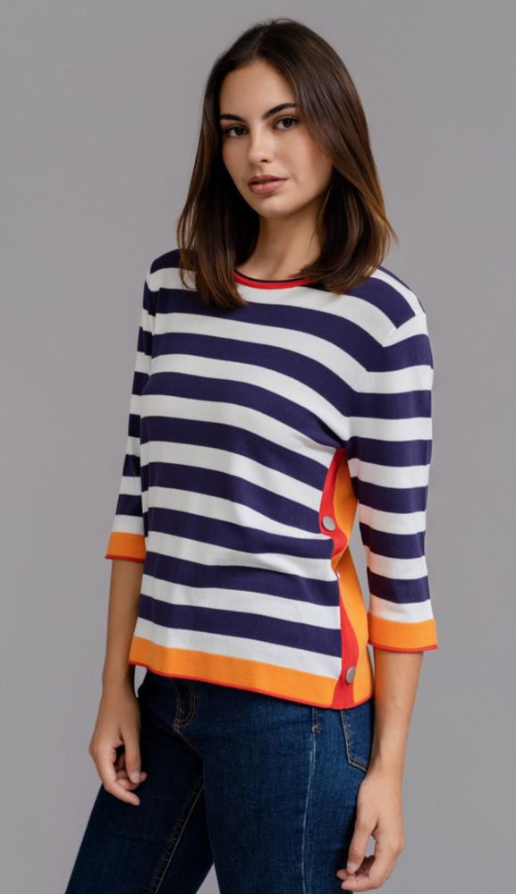 Jersey Rayas Botones Être