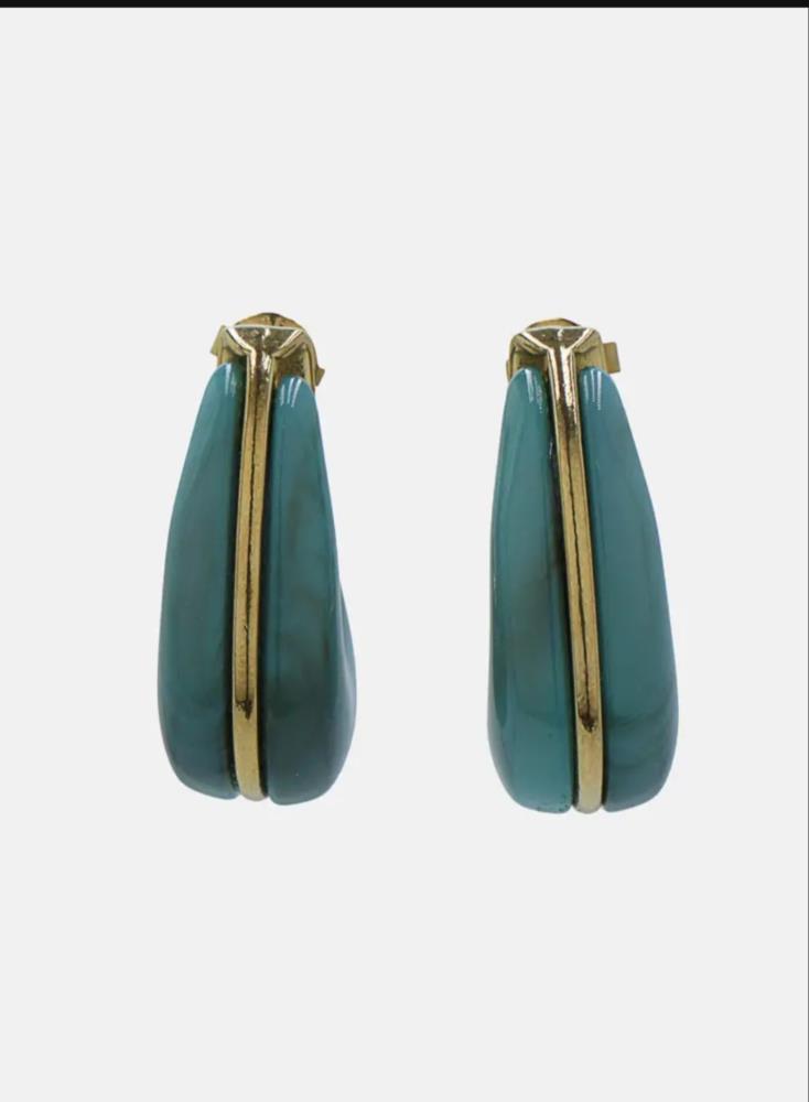 Pendiente Bottega verde