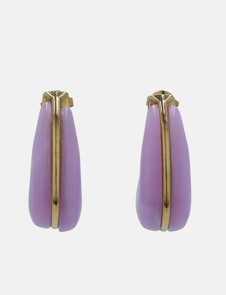 Pendiente Bottega lila 