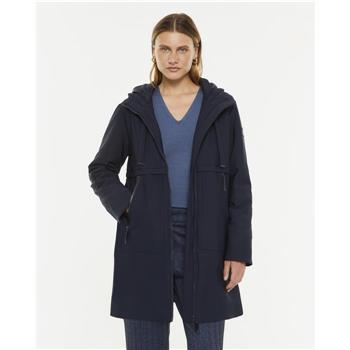 Parka larga Navy capucha Paz Torras
