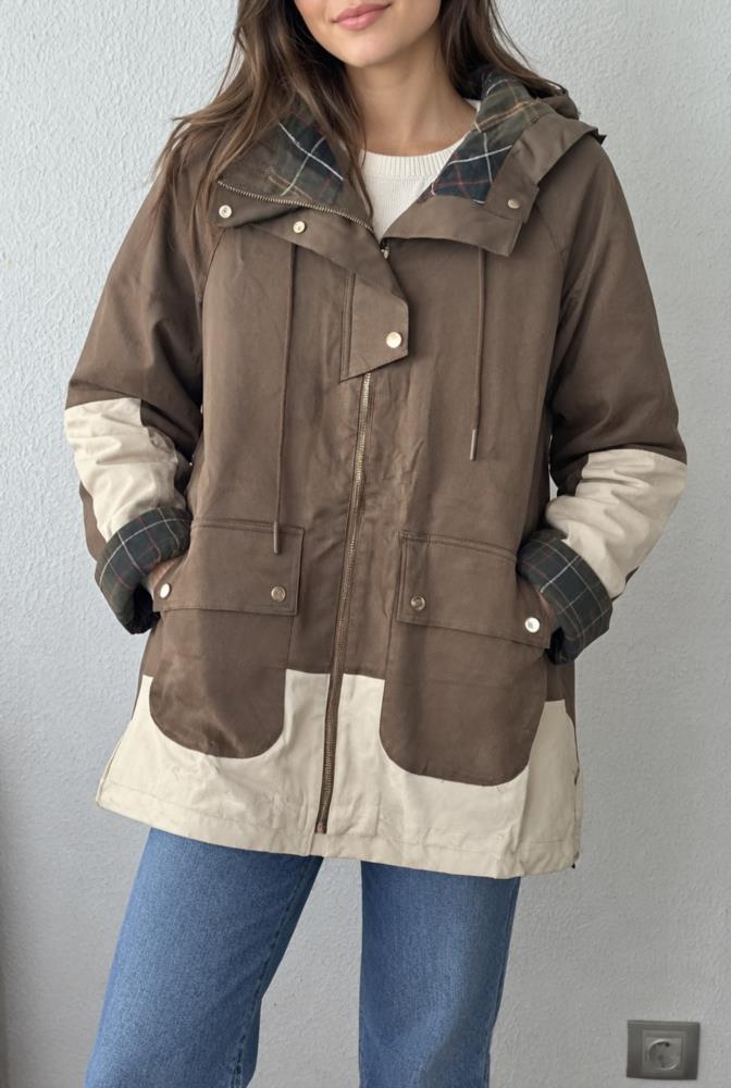 Parka Helena marrón 