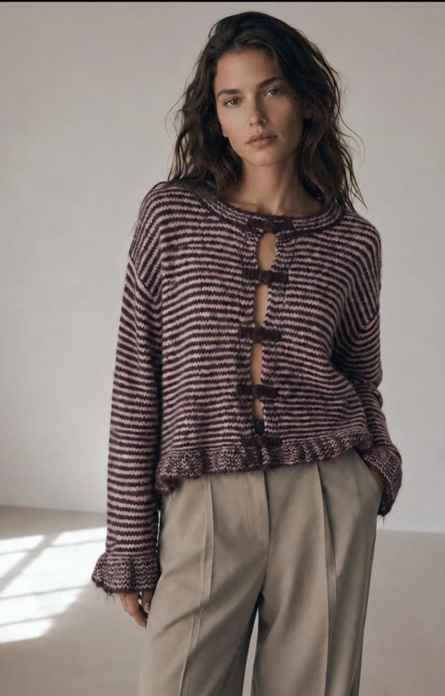 Chaqueta Roma berenjena Muse