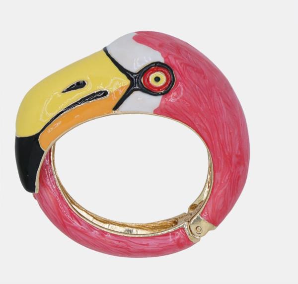 Brazalete Loro rosa