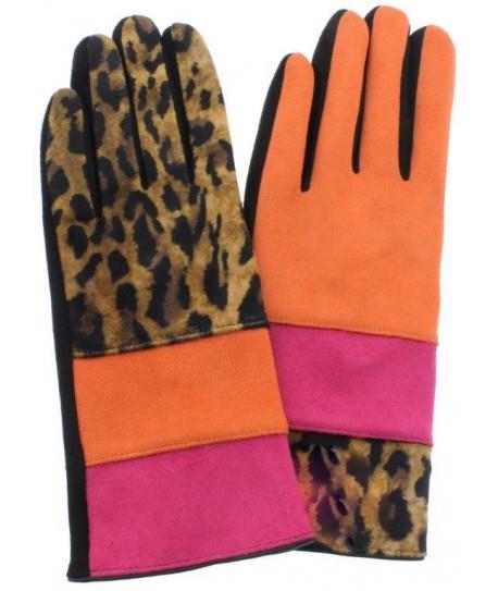 Guantes Leopardo naranja