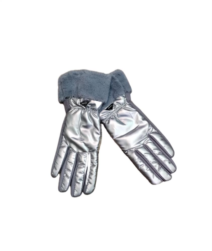 Guantes Metalizados gris
