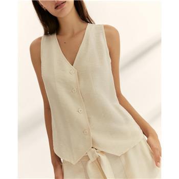 Top efecto chaleco Paz Torras