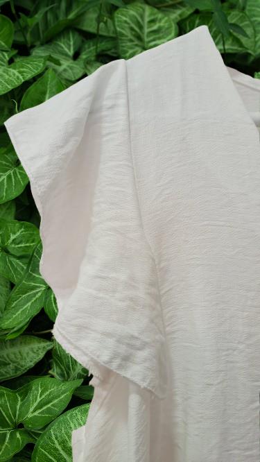 Blusa Coquette volante blanco
