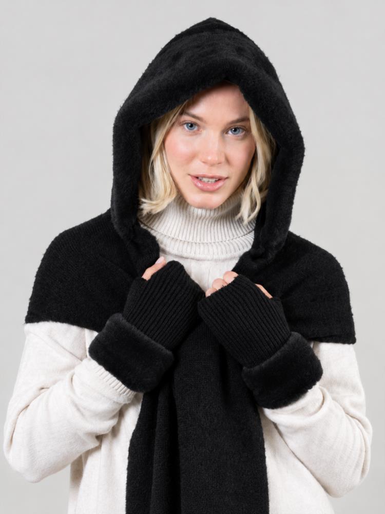 Balaclava pelo negro Alessandra