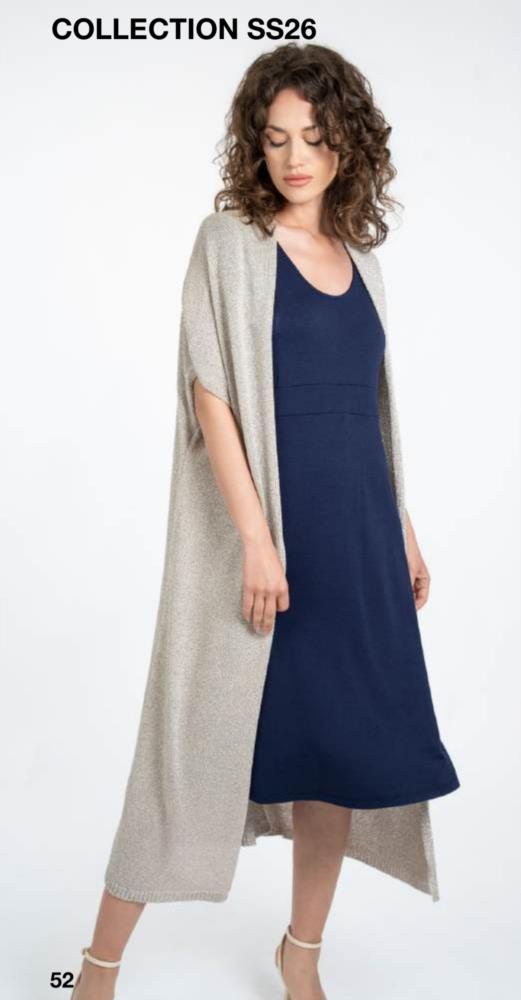 Cárdigan Brillo plata Alessandra