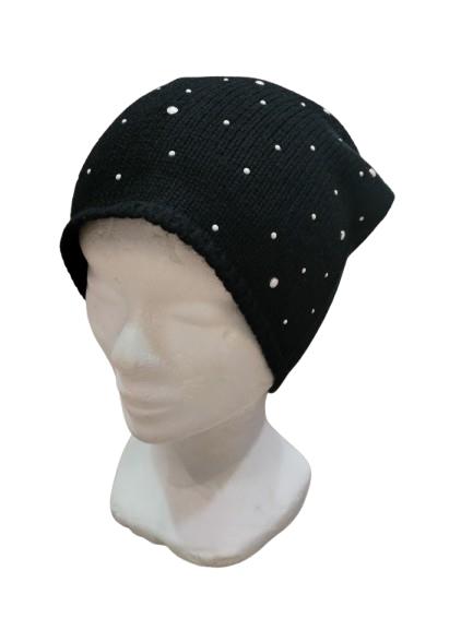 Gorro Perlas black