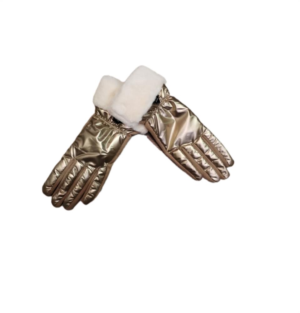 Guantes Metalizados oro